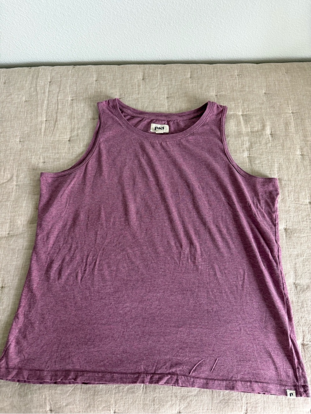 Pact Tank Top Organic Cotton Size Large